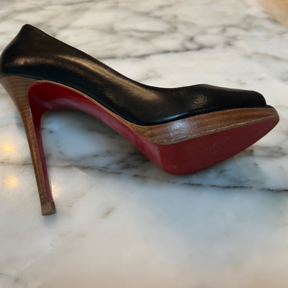 Christian Louboutin Peep Toe Heels - Picture 4 of 4
